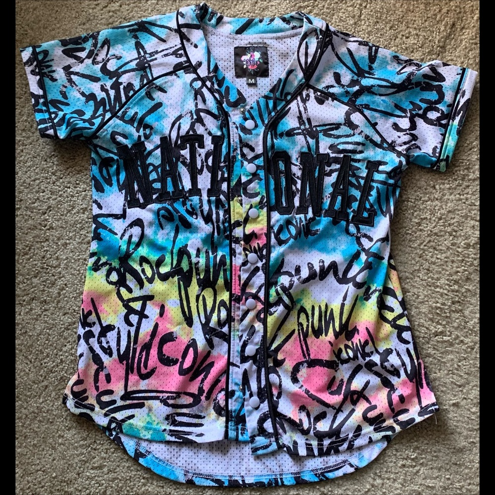 jersey button down shirt